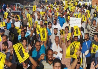 مظاهرات أنصار الإخوان بكفر الشيخ-ارشيفية