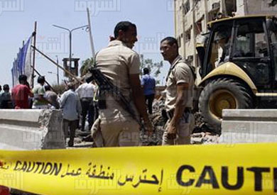 تفجير مبنى الأمن الوطني بشبرا الخيمة - تصوير: احمد عبد الفتاح