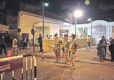 الأمن ينتشر فى العاصمة لتأمين احتفالات «القيامة» وشم النسيم - تصوير: احمد عبد الفتاح