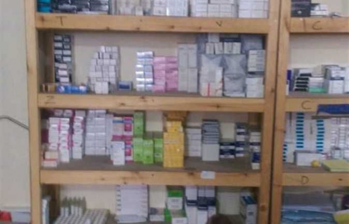 ضبط صيدلية بداخلها أدوية مخدرة غير مصرح بها في بني سويف