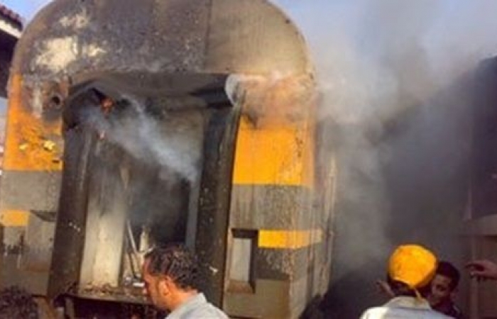 السكك الحديدية: السيطرة على حريق بقطار بخط «القباري – مطروح» دون إصابات