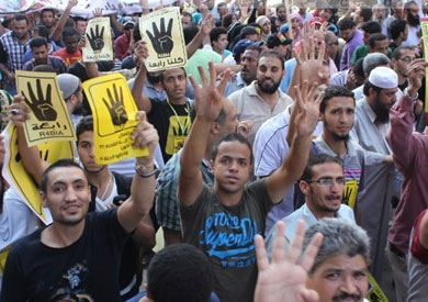 أنصار مرسي في مسيرة-ارشيفية