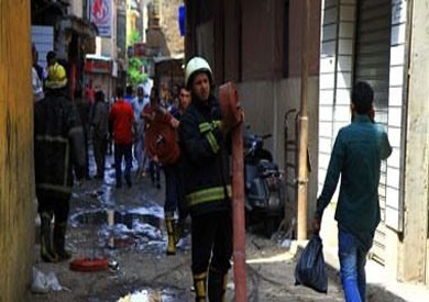 حريق محدود في فندق تحت الإنشاء بأسوان