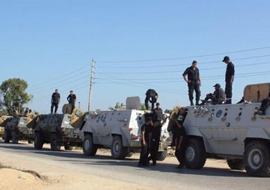 صورة أرشيفية لقوات الأمن في شمال سيناء