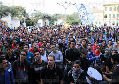 مسيرة طلاب بجامعة القاهرة