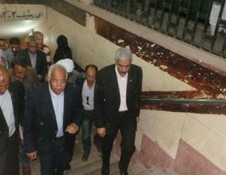 وزير النقل يتفقد محطة أسوان للسكك الحديدية