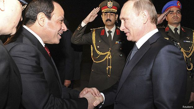 الرئيسان السيسي وبوتين