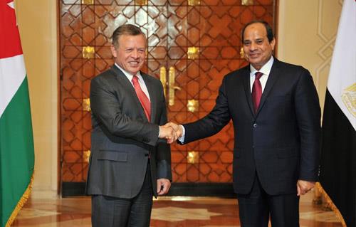 قمة الرئيس السيسي والعاهل الأردني عبد الله الثاني