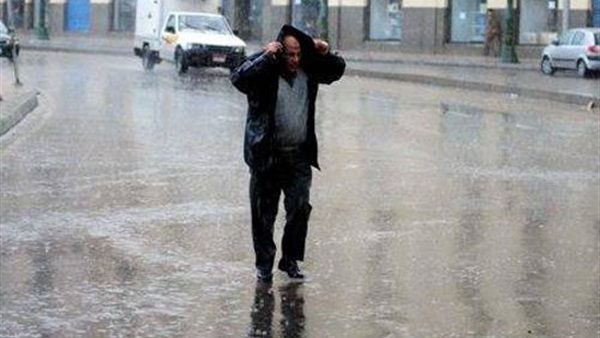 أمطار بالمدن الساحلية في كفر الشيخ