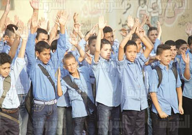 اول يوم دراسة - جولة وزير التربية وتعليم تصوير رافي شاكر