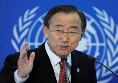 سكرتير عام الأمم المتحدة بان كى مون