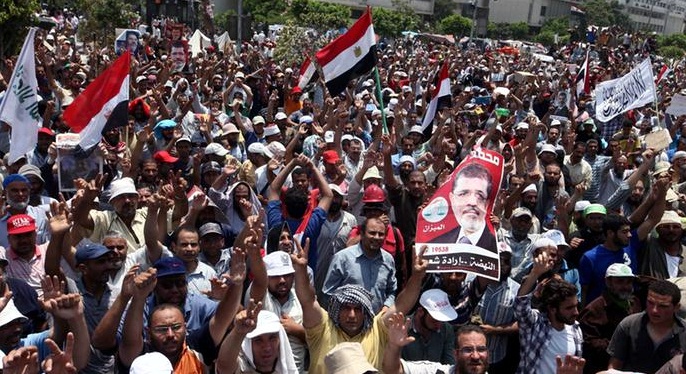 تظاهرات لأنصار الرئيس المعزول محمد مرسي -أرشيفية