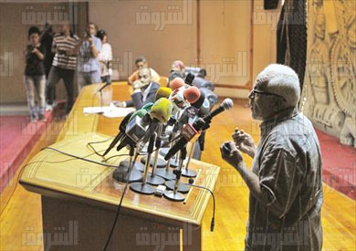 مؤتمر اهالى ضحايا الحج - نقابة الصحفيين تصوير رافى شاكر