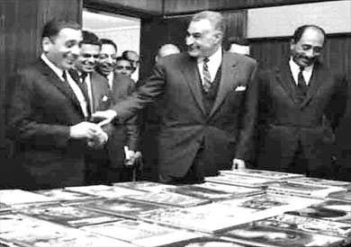 محمد حسنين هيكل و جمال عبد الناصر