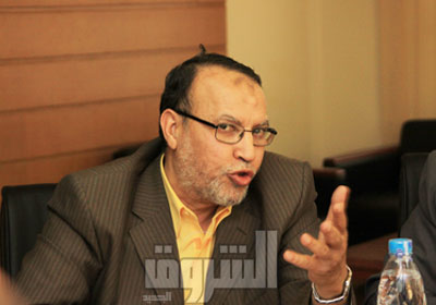 الدكتور عصام العريان نائب رئيس حزب الحرية والعدالة الذراع السياسية لجماعة الإخوان المسلمين