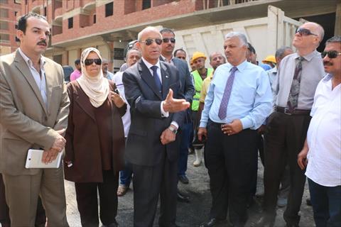 افتتاح محافظ القاهرة لأعمال تطوير محور الشهيد اللواء أحمد فوزي
