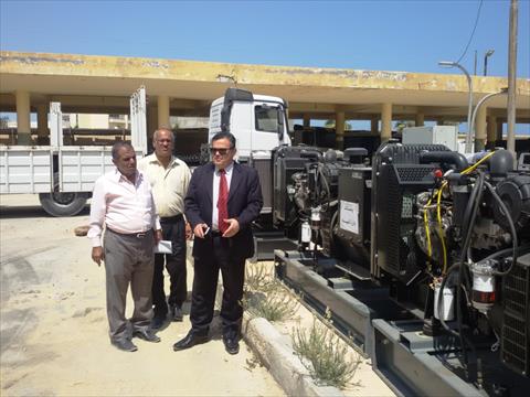 المولدات في ديوان محافظة شمال سيناء