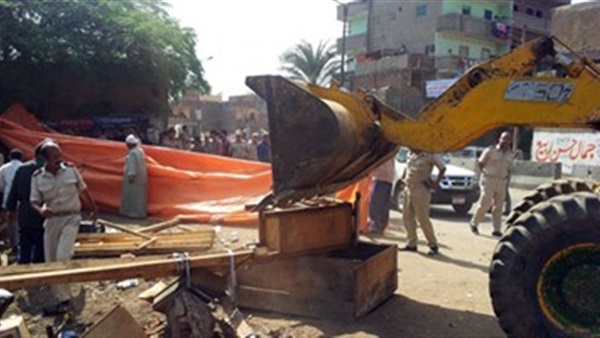 حملة مكبرة لإزالة الإشغالات والتعديات بالفيوم