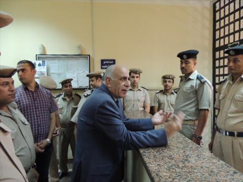 جولة اللواء دويدار مدير امن المنيا الجديد