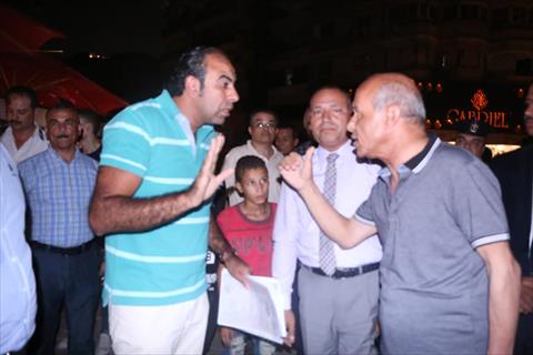 محافظ القاهرة يشرف على حملة ليلية بحي مصر الجديدة