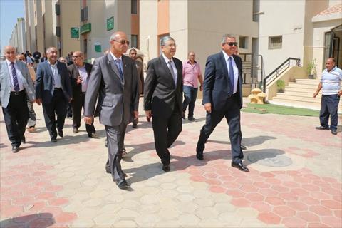 زيارة وزراء الشباب والكهرباء والتضامن الاجتماعي ومحافظ القاهرة لمشروع الأسمرات اليوم