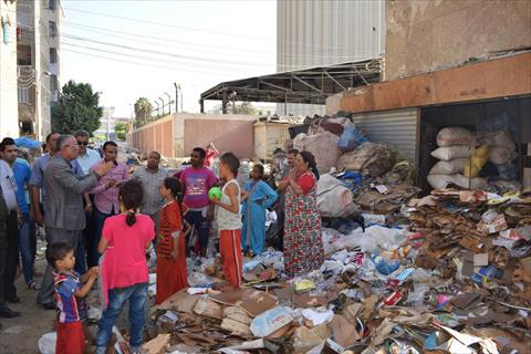 محافظ المنيا يفاجئ بتدني الخدمات في حي غرب