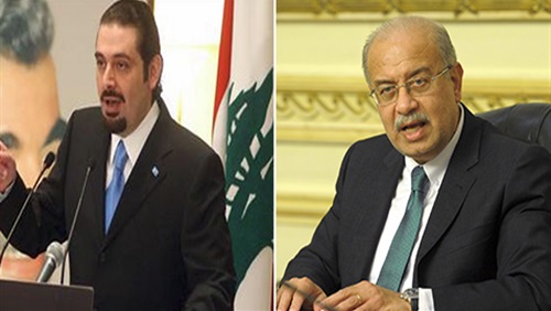 المهندس شريف إسماعيل رئيس مجلس الوزراء ونظيره اللبناني سعد الحرير