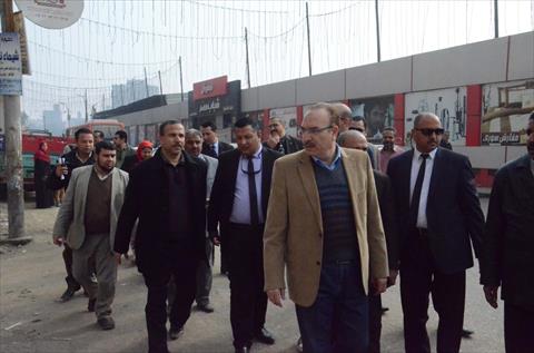 محافظ بني سويف يوجه بمراجعة وضع اللوحات الإعلانية بالشوارع والميادين