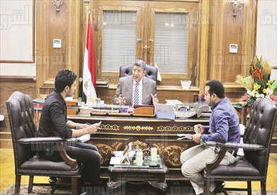 عبدلله فتحي رئيس نادي القضاة تصوير روجيه أنيس