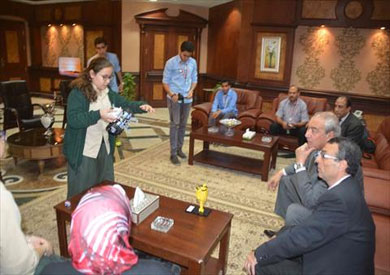 تكريم الفائزين في مسابقة الروبوت العالمية