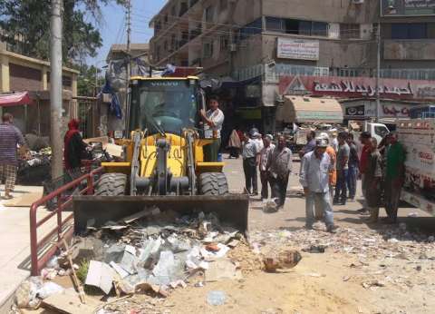 حملة لإزالة الاشغالات بالميادين والشوراع الرئيسية في «بورفؤاد»