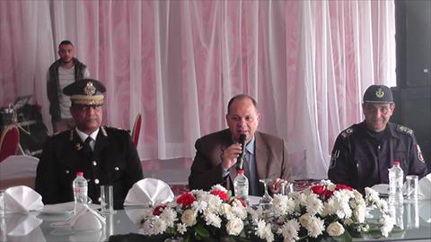 مدير أمن الجيزة خلال اجتماعه مع النواب