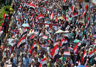 مسيرة حاشدة لمؤيدي «مرسي» _ارشيفية