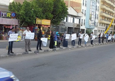 وقفة احتجاجية ضد التحرش