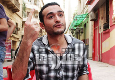 الناشط السياسى احمد دومة