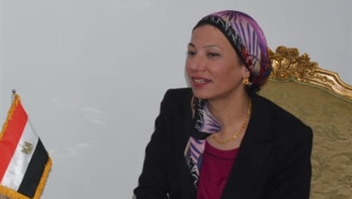 وزيرة البيئة الدكتورة ياسمين فؤاد، اليوم الخميس، وزير الصناعة والتجارة المهندس عمرو نصار