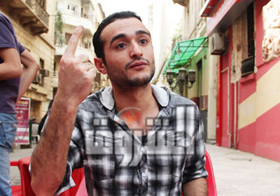 دومة يتحدث للشروق      تصوير: جيهان نصر