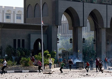 أحداث جامعة الأزهر - ارشيفية