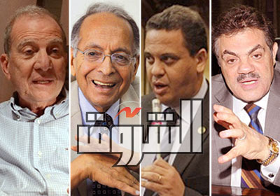 الدكتور السيد البدوي - الدكتور احمد سعيد - الدكتور رفعت السعيد - الدكتور محمد أبو الغار