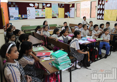 كثافة فصول المدارس تؤثر علي جودة العملية التعليمية    تصوير: لبنى طارق