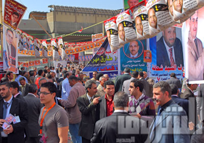 المحامون يختارون ممثليهم في النقابات الفرعية     تصوير : جيهان نصر