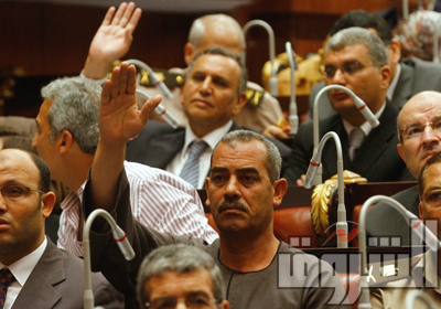 جانب من اجتماع انتخاب لجنة الدستور    تصوير: فادي عزت