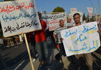 مظاهرات للعمال ضد حكم الإخوان - أرشيفية