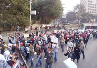 مظاهرات قليلة العدد في مصر