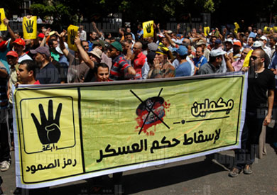 تظاهر أنصار الإخوان والرئيس المعزول - تصوير: أحمد عبد اللطيف