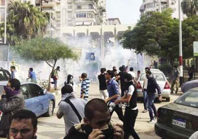 مظاهرات في جامعة المنصورة - ارشيفية