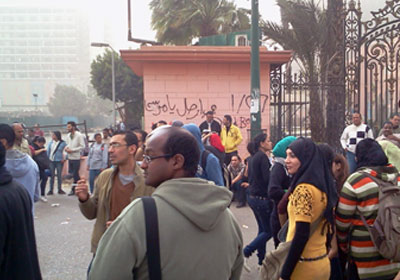 فتح مدخل ميدان التحرير امام المتحف المصري - أرشيفية