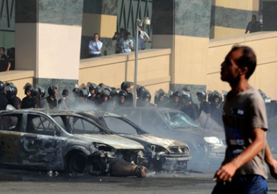 جاري تكثيف الجهود لضبط الجناة, وحصر باقي الخسائر والتلفيات؛ واتخاذ كافة الإجراءات القانونية
