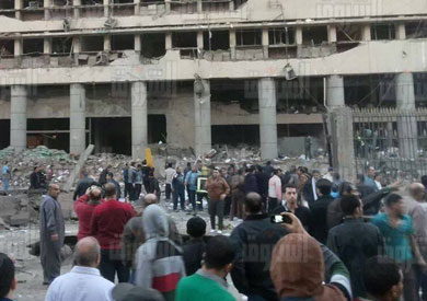 انفجار مبنى مديرية أمن القاهرة