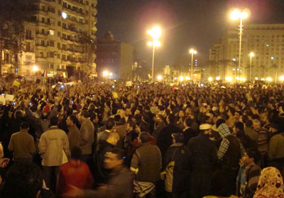 صورة أرشيفية للمظاهرات بميدان التحرير
